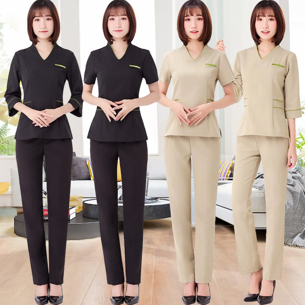 100+ Mẫu đồng phục spa đẹp, chuyên nghiệp cho spa 2 dong phuc spa 2