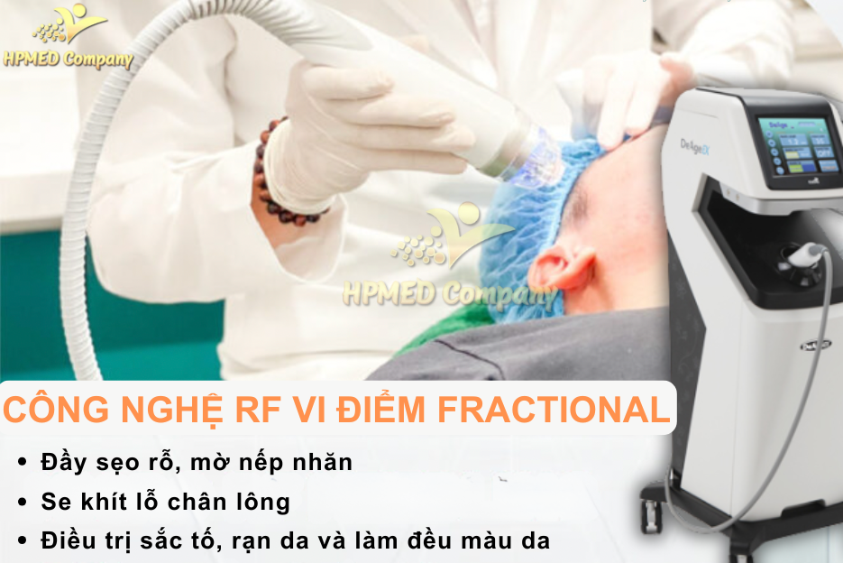 Công Nghệ RF Vi Điểm Fractional – Bước Tiến Vượt Bậc Trong Trẻ Hóa Da