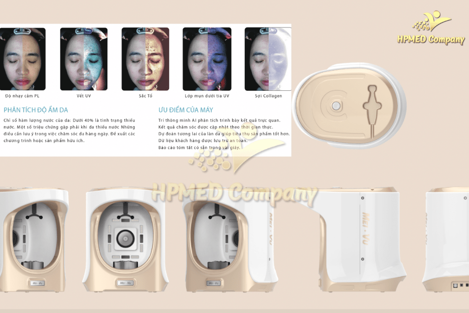 Máy Phân Tích Da Line Vu Hàn Quốc