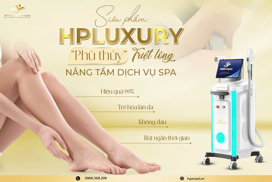 Máy Triệt Lông HPLUXURY IPL DIODE LASER - 01