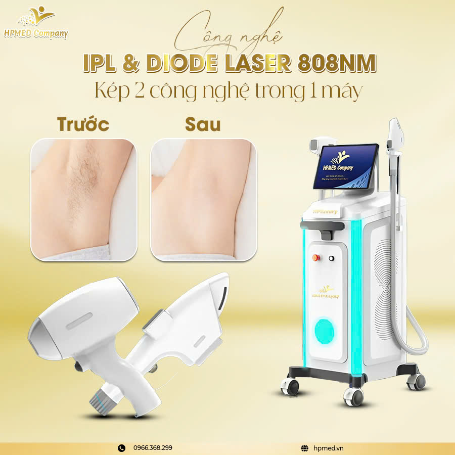 Máy Triệt Lông HPLUXURY IPL DIODE LASER - 03