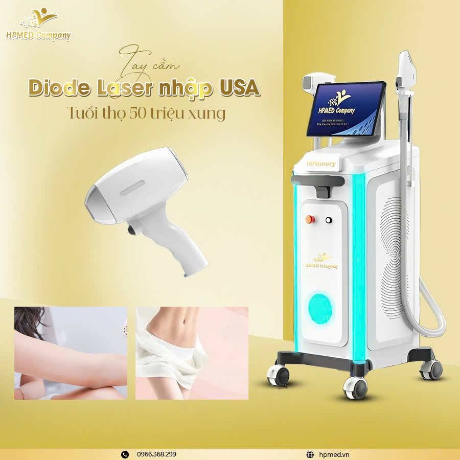 Máy Triệt Lông HPLUXURY IPL DIODE LASER - 07