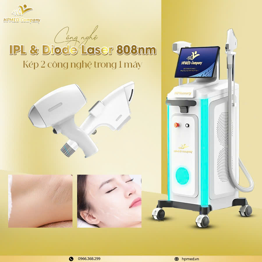 Máy Triệt Lông HPLUXURY IPL DIODE LASER - 08