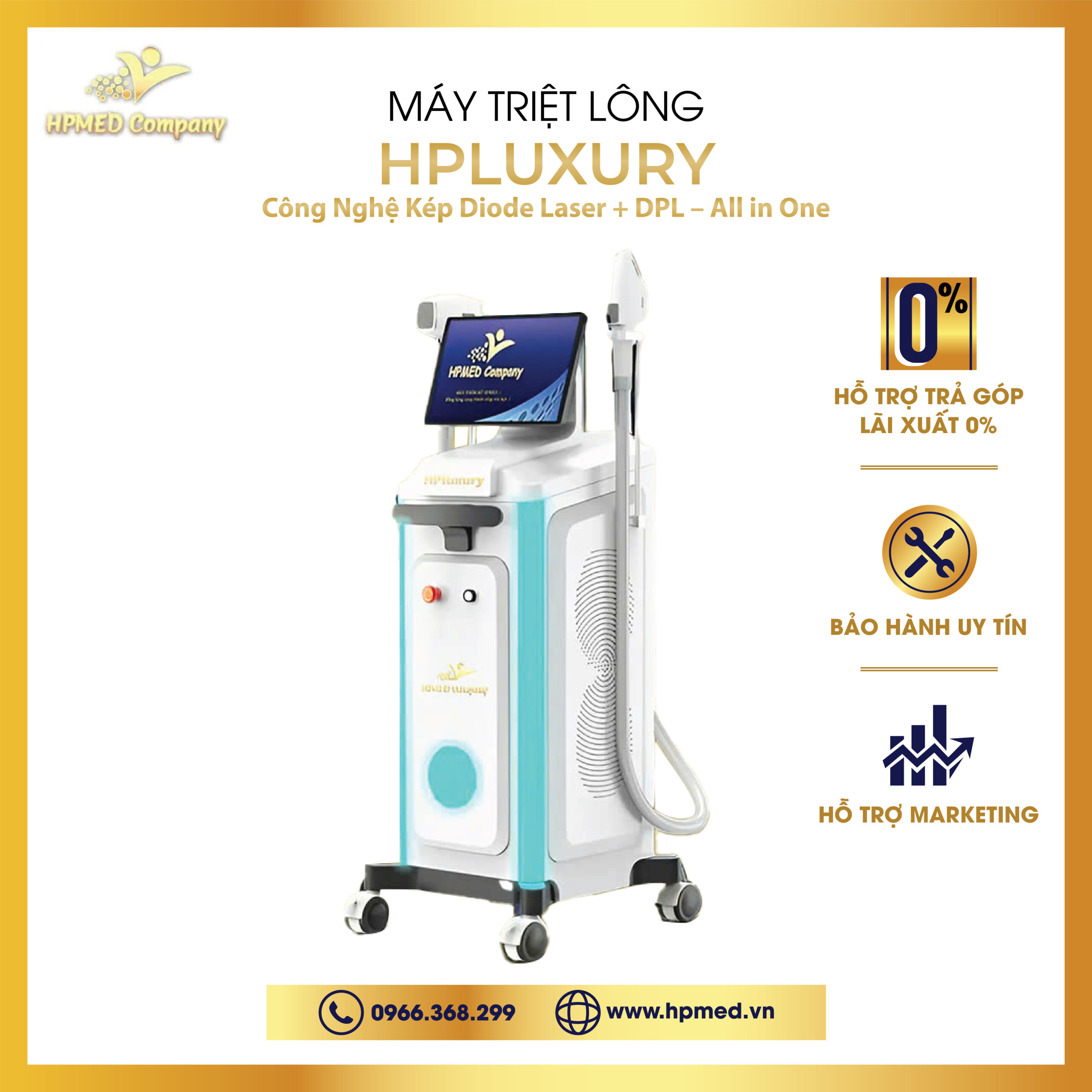 Máy Triệt Lông HPLUXURY