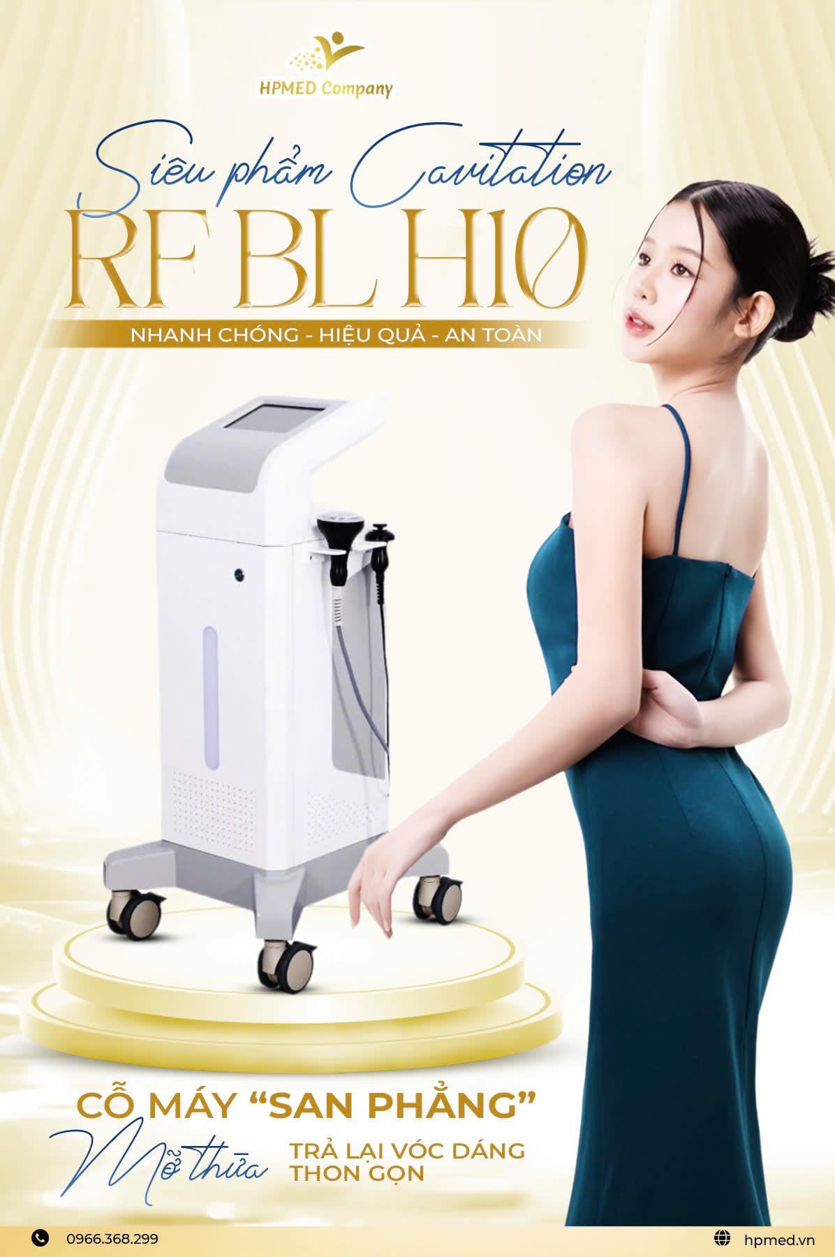 Máy Giảm Béo Cavitaion Rf BL H10 Cao Cấp