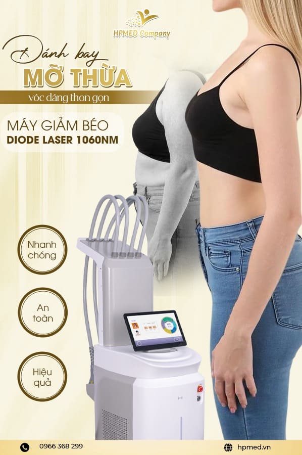 Máy Giảm Béo Diode Laser 1060 Bilen Cao Cấp
