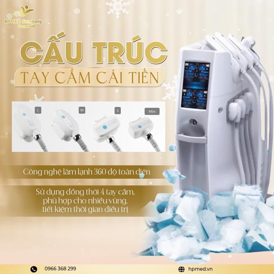 Máy Giảm Béo Quang Đông CoolShaping 2 Cao Câp Hàn Quốc
