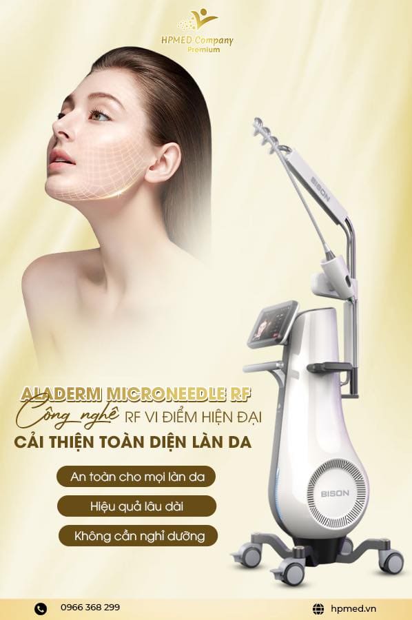 Máy Rf Vi Điểm Eladerm Bison Hàn Quốc