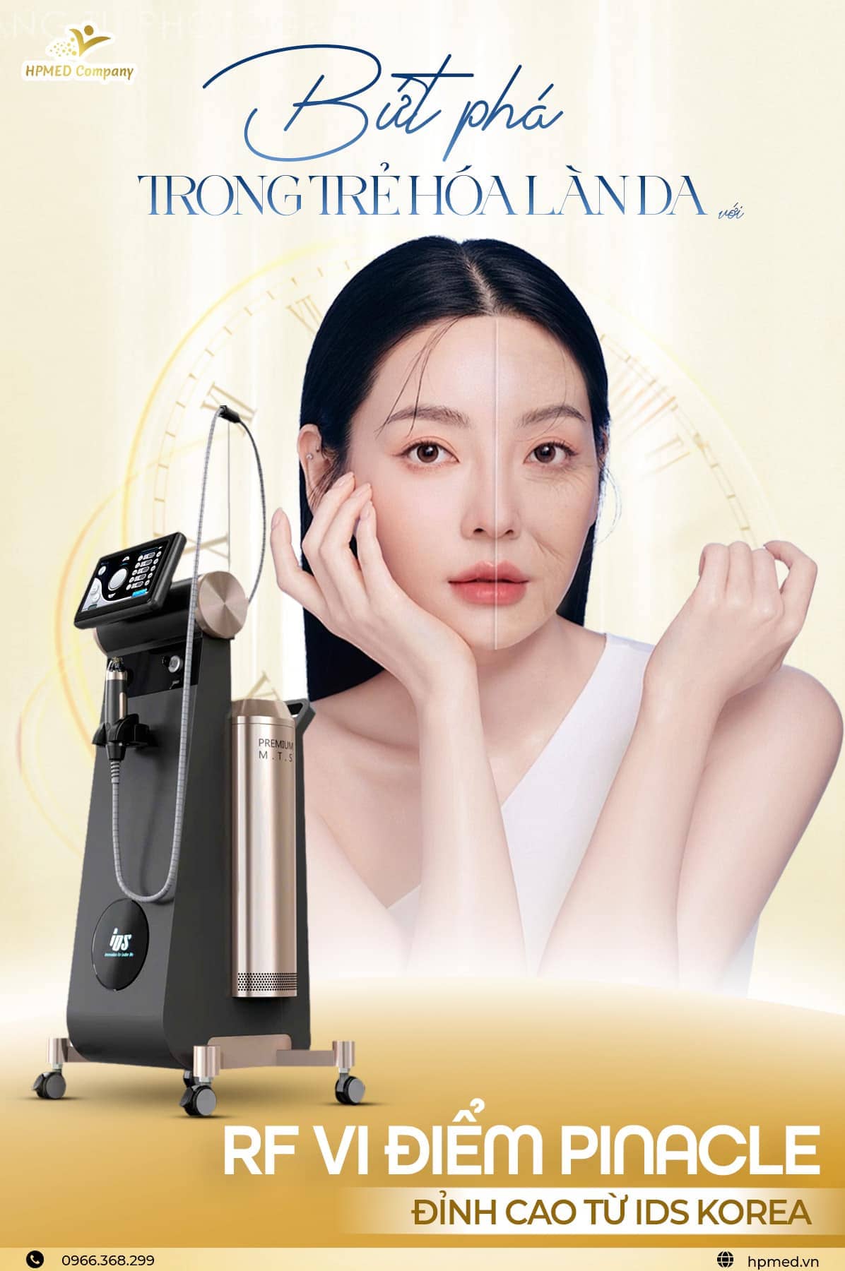 Máy Rf Vi Điêm Pinacle IDS Hàn Quốc