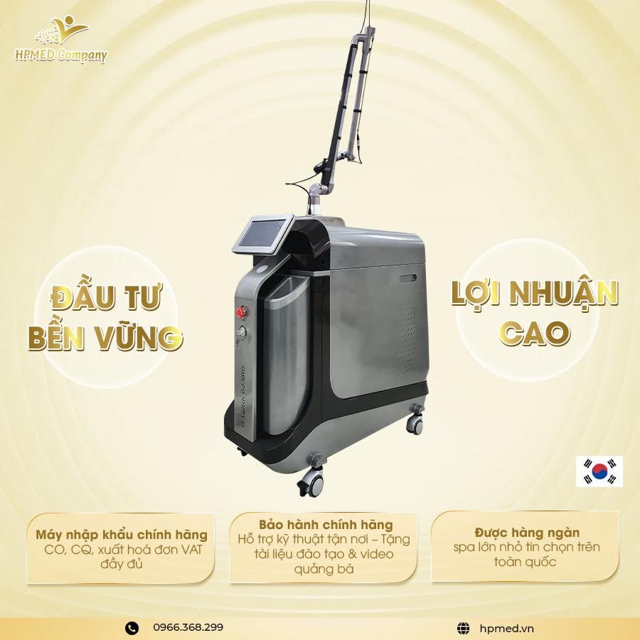 Máy Laser ND YAG QSwitch QMAX Hàn Quốc 💎 Công Nghệ Laser Thẩm Mỹ Hiện Đại 2025 7 Máy Trị Nám Laser Qmax