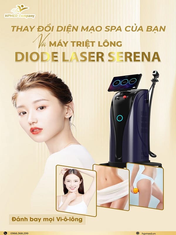 Máy Triệt Lông Diode Laser Cao Cấp