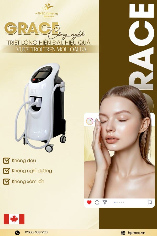 Máy Triệt Lông Diode Laser Cao Cấp