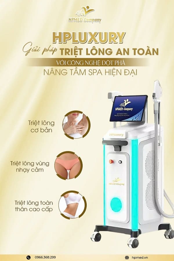 Máy Triệt Lông Spa Cao Cấp HPmed