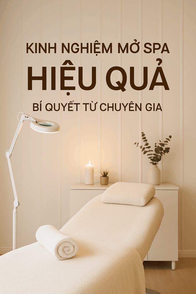 KINH NGHIỆM MỞ SPA HIỆU QUẢ – 10 BÍ QUYẾT VÀNG CHO NGƯỜI KHỞI NGHIỆP SPA 8 KINH NGHIỆM MỞ SPA HIỆU QUẢ