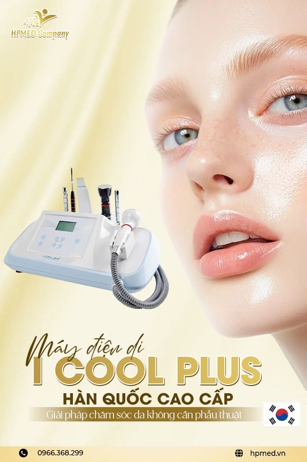 Máy Điện Di Icool Plus Hàn Quốc