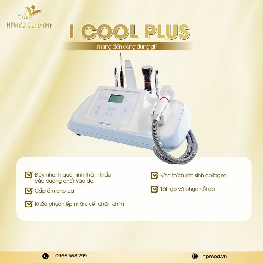 Máy Điện Di Icool Plus Hàn Quốc