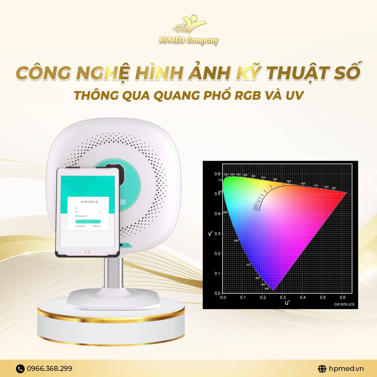 Máy Soi Da Ammy Skin Detector Kết Nối Ipad