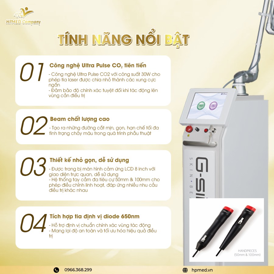 Máy Laser CO2 G Slim Hàn Quốc ⭐ Ultra Pulse 30W – Laser Phẫu Thuật & Da Liễu Chính Xác Cao