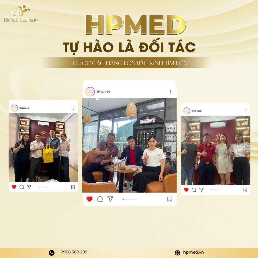 HPMED ✨ TỰ HÀO LÀ ĐỐI TÁC ĐƯỢC CÁC HÃNG LỚN BẮC KINH TÌM ĐẾN 7 HPmed tự hào là các đối tác của các hãng sản xuất máy thẩm mỹ lớn từ Bắc Kinh