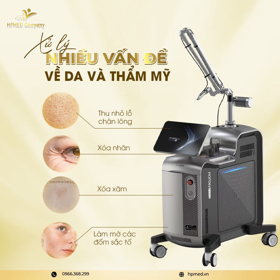 Máy Laser GL019 Premium 💎 Laser Nd Yag chuẩn FDA & CE cho spa & phòng khám da liễu 3 Máy Laser Nd Yag GL039 Premium - 03